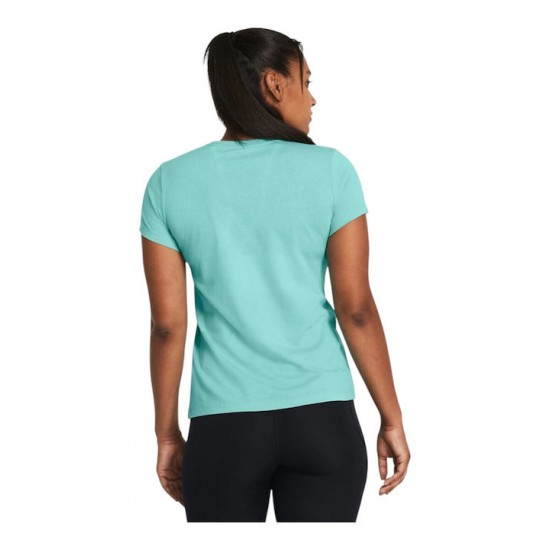 Under Armour Γυναικείο Αθλητικό T-shirt Hydro Green-white 1356305-348 Under Armour Γυναικείο Αθλητικό T-shirt Hydro Green-white 1356305-348
