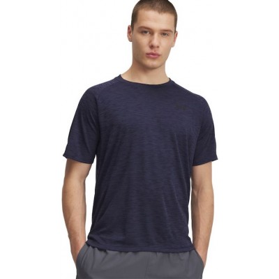 Under Armour Αθλητική Μπλούζα Κοντομάνικη Navy Μπλε 1382796-044
