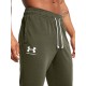 Under Armour Terry Rival Παντελόνι Φόρμας με Λάστιχο Khaki 1380843-390