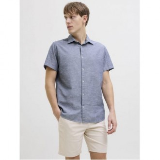JJ REBEL by Jack & Jones Ανδρικό Πουκάμισο 12270668 - faded denim JJ REBEL by Jack & Jones Ανδρικό Πουκάμισο 12270668 - faded denim