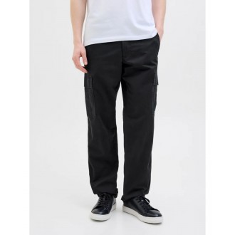JJ REBEL by Jack & Jones Ανδρικό Παντελόνι Loose Cargo 12266522-black JJ REBEL by Jack & Jones Ανδρικό Παντελόνι Loose Cargo 12266522-black