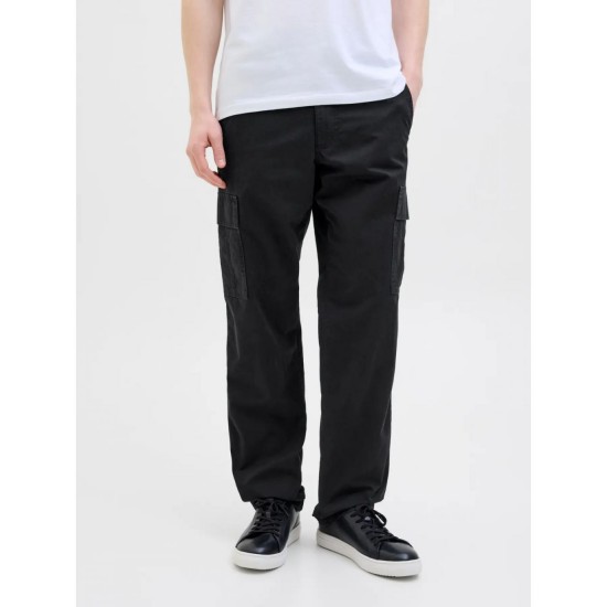 JJ REBEL by Jack & Jones Ανδρικό Παντελόνι Loose Cargo 12266522-black JJ REBEL by Jack & Jones Ανδρικό Παντελόνι Loose Cargo 12266522-black