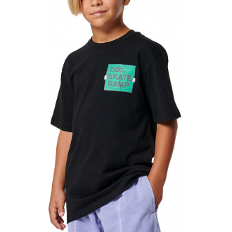 Body Action Παιδικό T-shirt Black με τύπωμα στη πλάτη 054505-black Body Action Παιδικό T-shirt Black με τύπωμα στη πλάτη 054505-black