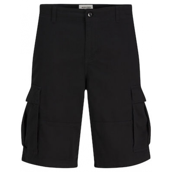 Jack & Jones Παιδικό Σορτς Βερμούδα Υφασμάτινο Μαύρο 12268360-black Jack & Jones Παιδικό Σορτς Βερμούδα Υφασμάτινο Μαύρο 12268360-black