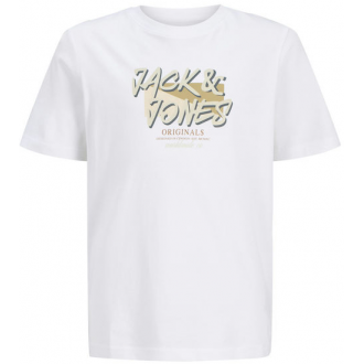 Jack & Jones Παιδική Μπλούζα Κοντομάνικη Λευκό 12278350 antique white Jack & Jones Παιδική Μπλούζα Κοντομάνικη Λευκό 12278350 antique white