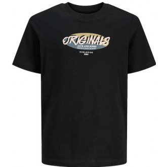 Jack & Jones Παιδική Μπλούζα Κοντομάνικη Μαυρο 12278350 black