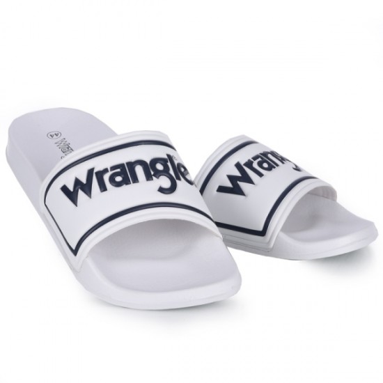 Wrangler Ανδρικές Σαγιονάρες Slides 20251042.1fg - bright white Wrangler Ανδρικές Σαγιονάρες Slides 20251042.1fg - bright white