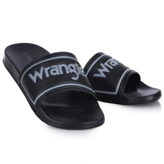 Wrangler Ανδρικές Σαγιονάρες Slides 20251042.25y - black Wrangler Ανδρικές Σαγιονάρες Slides 20251042.25y - black