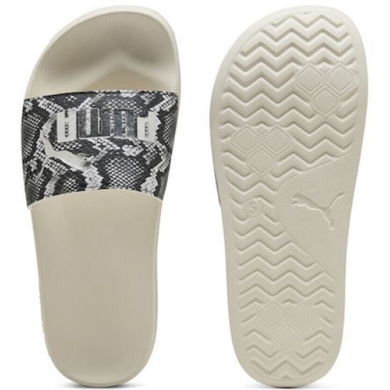 Puma Slides σε Μπεζ Χρώμα Κροκό 400680-02 Puma Slides σε Μπεζ Χρώμα Κροκό 400680-02