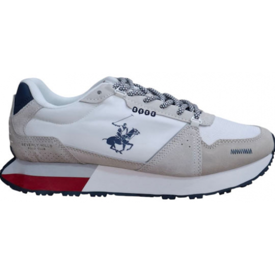 Beverly Hills Polo Club Ανδρικά Sneakers Λευκό BHM513300-3690 Beverly Hills Polo Club Ανδρικά Sneakers Λευκό BHM513300-3690