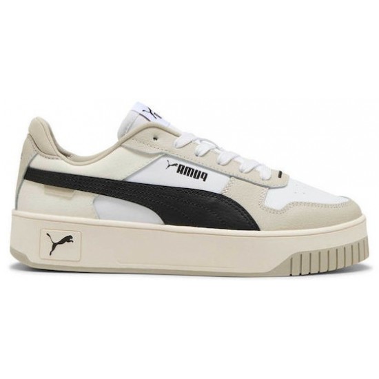 Puma Carina Street Γυναικεία Sneakers ΛευκάΚ 389390-41