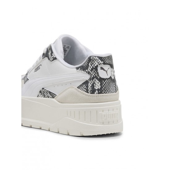 Puma Karmen Ii Idol Snake Chic Γυναικεία Sneakers Λευκά 400395-01 Puma Karmen Ii Idol Snake Chic Γυναικεία Sneakers Λευκά 400395-01