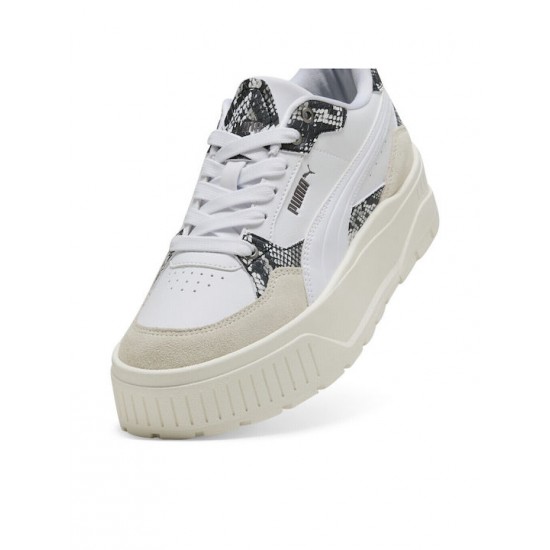 Puma Karmen Ii Idol Snake Chic Γυναικεία Sneakers Λευκά 400395-01 Puma Karmen Ii Idol Snake Chic Γυναικεία Sneakers Λευκά 400395-01
