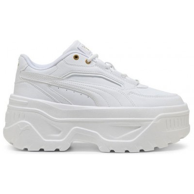 Puma Karmen Γυναικεία Flatforms Sneakers Λευκά 400369-02