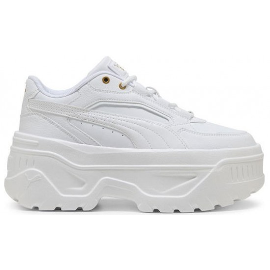 Puma Karmen Γυναικεία Flatforms Sneakers Λευκά 400369-02 Puma Karmen Γυναικεία Flatforms Sneakers Λευκά 400369-02