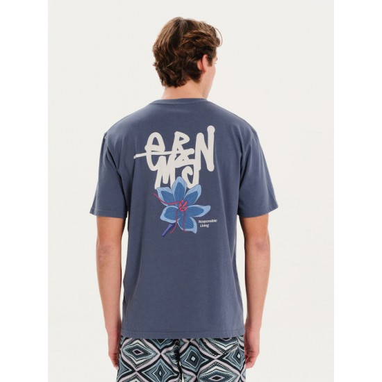 Emerson T-shirt Blue 251.EM33.48-Indigo-Blue Emerson T-shirt Blue 251.EM33.48-Indigo-Blue