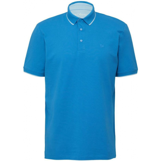 s.Oliver Polo Μπλούζα Κοντομάνικη Ocean Blue Me 2161571-6259 s.Oliver Polo Μπλούζα Κοντομάνικη Ocean Blue Me 2161571-6259