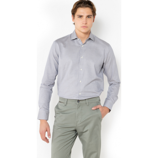 The Bostonians Μακρυμάνικo Βαμβακερό Πουκάμισο DOBBY CUSTOM FIT 3anp2385 - b435bg The Bostonians Μακρυμάνικo Βαμβακερό Πουκάμισο DOBBY CUSTOM FIT 3anp2385 - b435bg