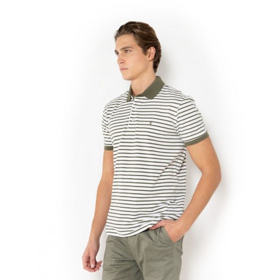 The Bostonians Polo Μπλούζα Κοντομάνικη Olive 3PS4461-B370OL