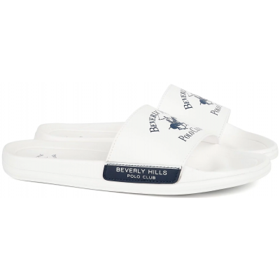 Beverly Hills Polo Club Ανδρικές Παντόφλες Άσπρες bhm519500 - 0061 white