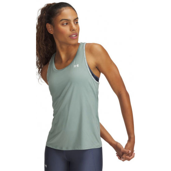 Under Armour Knockout Γυναικεία Μπλούζα Αμάνικη Silica Green-white 1389851-348 Under Armour Knockout Γυναικεία Μπλούζα Αμάνικη Silica Green-white 1389851-348