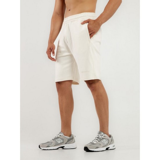Be:Nation Terry Ανδρική Βερμούδα Λευκο 03312503 - off white - 2a Be:Nation Terry Ανδρική Βερμούδα Λευκο 03312503 - off white - 2a