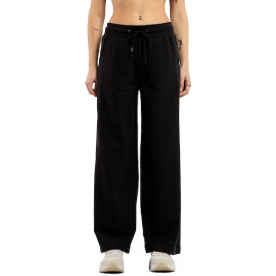 Be:Nation Terry Παντελόνι Φόρμας Καμπάνα Black 02112502-01 Be:Nation Terry Παντελόνι Φόρμας Καμπάνα Black 02112502-01