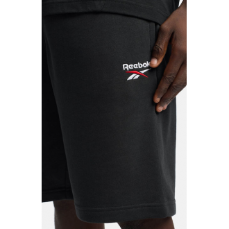Reebok Men's Identity Small Logo Ft Short Black White 100221791