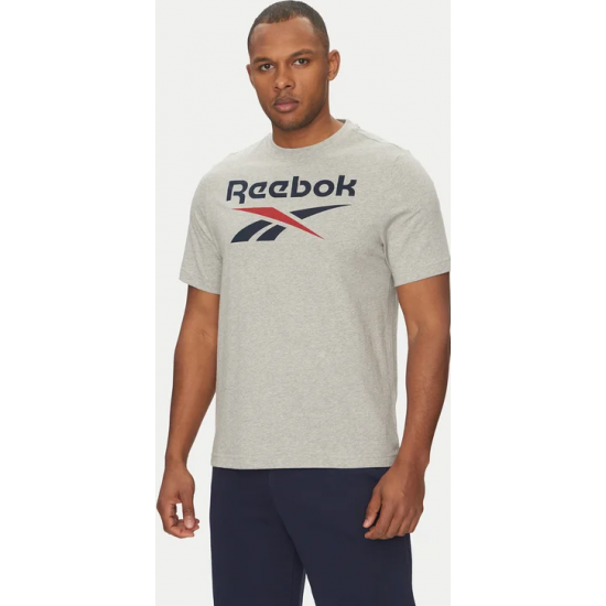 Reebok T-Shirt Regular Fit 100217137 Γκρι Reebok T-Shirt Regular Fit 100217137 Γκρι