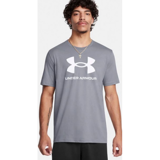 Under Armour Αθλητικό T-shirt Γκρι 1382911-036 Under Armour Αθλητικό T-shirt Γκρι 1382911-036