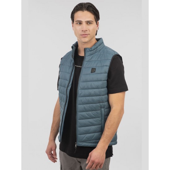 Rebase Αμάνικο Μπουφάν Deep Teal 251RSJK-2033-DEEP-TEAL Rebase Αμάνικο Μπουφάν Deep Teal 251RSJK-2033-DEEP-TEAL