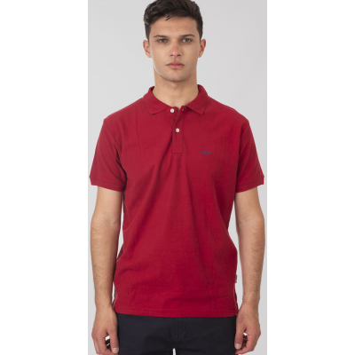 Rebase Polo Μπλούζα Κοντομάνικη RPS-3032 red