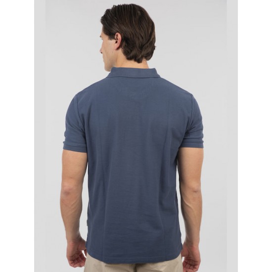 Rebase Polo T-shirt 251rps - 3032 indigo