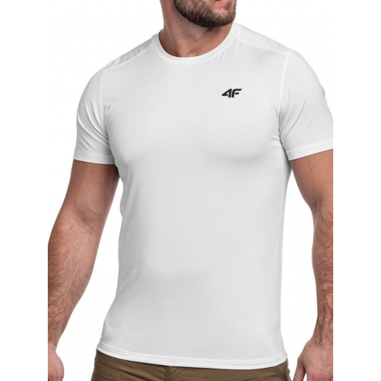 4F Αθλητικό T-shirt Λευκό 4FWSS25TFTSM1343-10S 4F Αθλητικό T-shirt Λευκό 4FWSS25TFTSM1343-10S