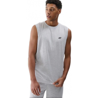 4F Αθλητική Μπλούζα Cold Light Grey Melange 4FWMM00TSLEM125-27M
