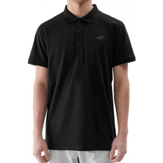 4F Polo T-shirt Μαύρο 4FWMM00TPTSM367-20S 4F Polo T-shirt Μαύρο 4FWMM00TPTSM367-20S