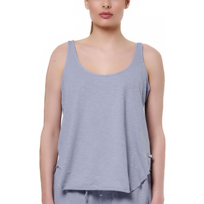 Body Action Γυναικεία Μπλούζα Βαμβακερή Αμάνικη 041517 Lavender Blue