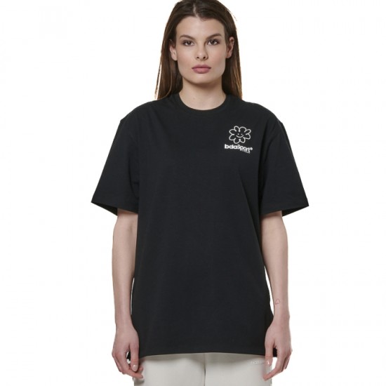 Body Action ΓΥΝΑΙΚΕΙΟ ΒΑΜΒΑΚΕΡΟ T-SHIRT 051524-01-BLACK Body Action ΓΥΝΑΙΚΕΙΟ ΒΑΜΒΑΚΕΡΟ T-SHIRT 051524-01-BLACK