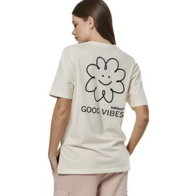 Body Action ΓΥΝΑΙΚΕΙΟ ΒΑΜΒΑΚΕΡΟ T-SHIRT  051524 white alyssum