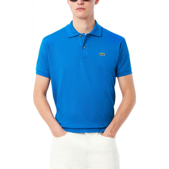 Lacoste Polo T-shirt Μπλε L1212-3D3