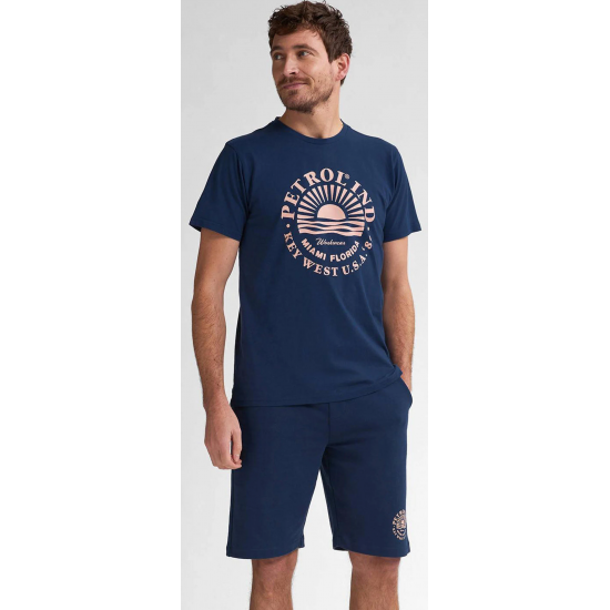 Petrol Industries Ανδρικό Τ-Shirt m-1050-tsr127-5082 Petrol Industries Ανδρικό Τ-Shirt m-1050-tsr127-5082
