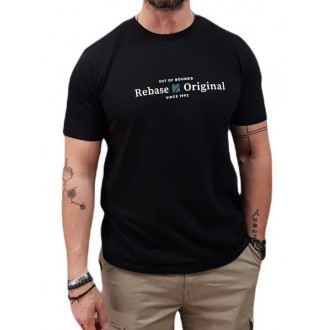 Rebase T-shirt  RTS-9015  Black
