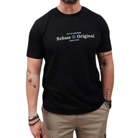 Rebase T-shirt  RTS-9015  Black