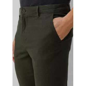 QS by S.Oliver  Slim fit chinos in two-tone fabric 2167590-79K0