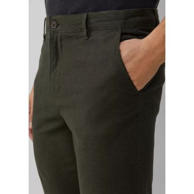 QS by S.Oliver  Slim fit chinos in two-tone fabric 2167590-79K0