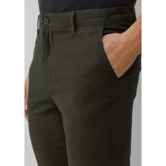 QS by S.Oliver Slim fit chinos in two-tone fabric 2167590-79K0 QS by S.Oliver Slim fit chinos in two-tone fabric 2167590-79K0