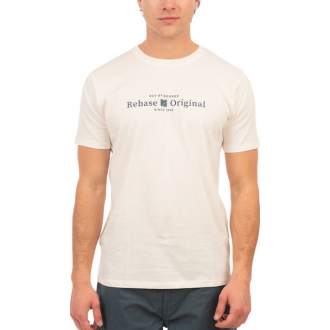 Rebase Ανδρική Μπλούζα T-Shirt 251rts-9015 off white Rebase Ανδρική Μπλούζα T-Shirt 251rts-9015 off white