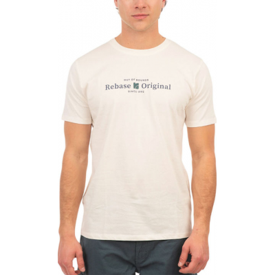 Rebase Ανδρική Μπλούζα T-Shirt 251rts-9015 off white Rebase Ανδρική Μπλούζα T-Shirt 251rts-9015 off white