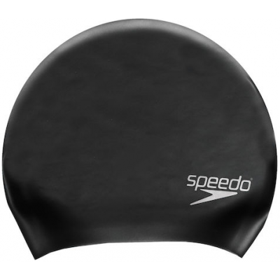 Speedo Σκουφάκι Κολύμβησης Ενηλίκων από Σιλικόνη Μαύρο 8-061680001 black