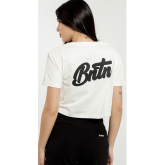 Be:Nation Γυναικείο Αθλητικό Crop Top Εκρού 05112509-2A